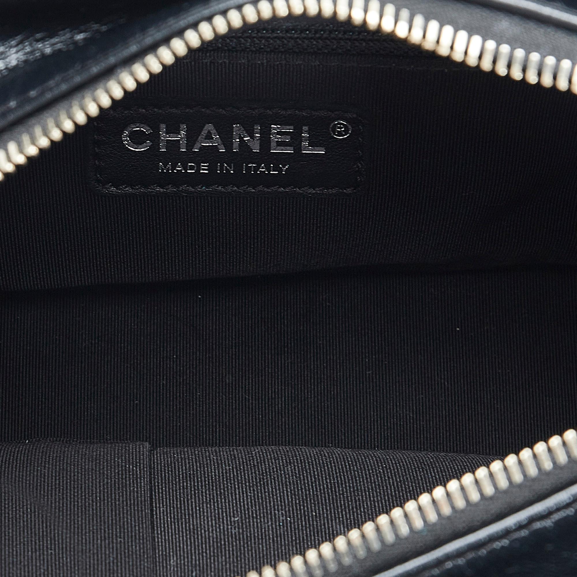 Chanel Small Painted Knit Gabrielle Crossbody Bag