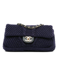 Chanel Small Paris Hamburg Cable Knit Flap (SHG-3xWf2e)