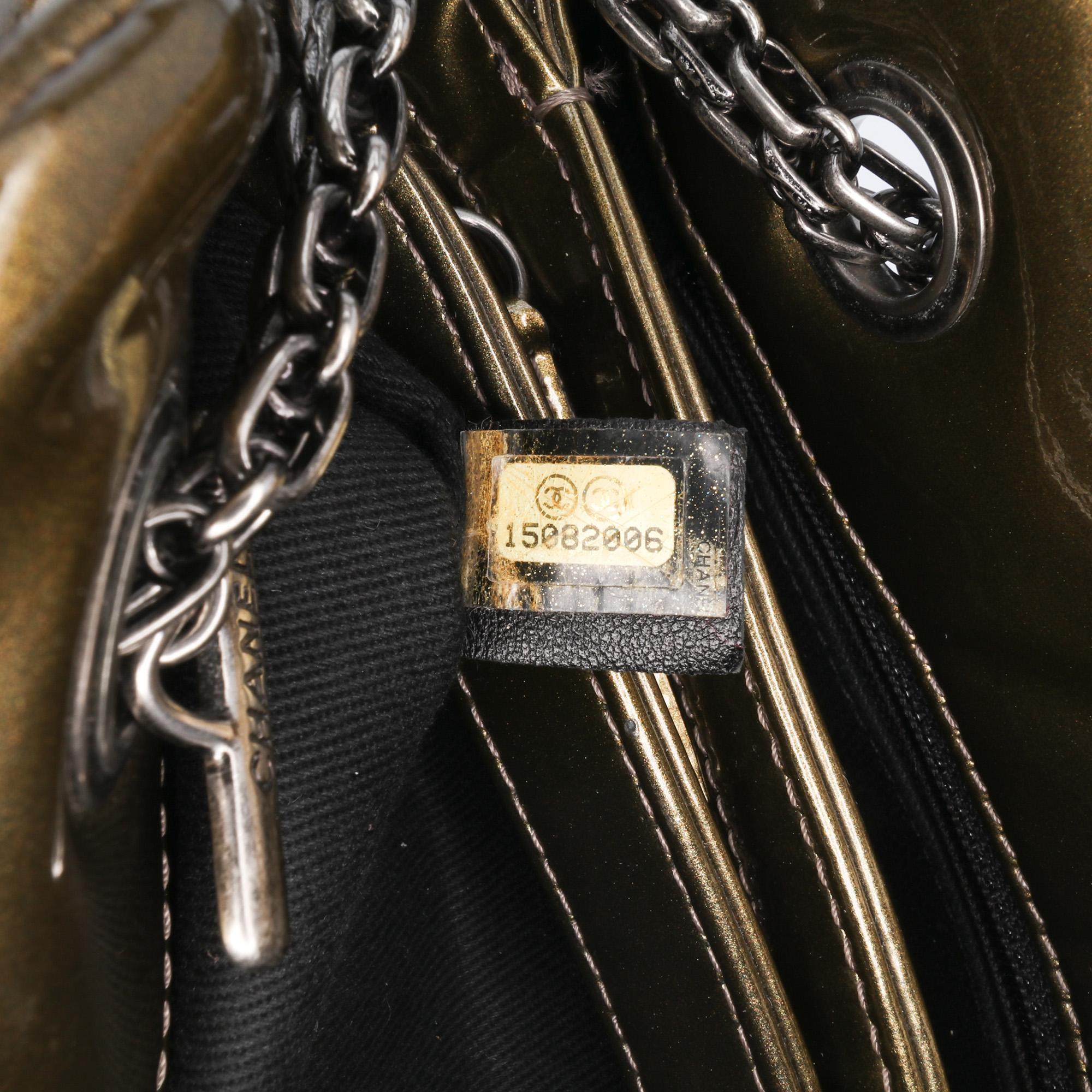 Chanel Small Patent Just Mademoiselle Shoulder Bag