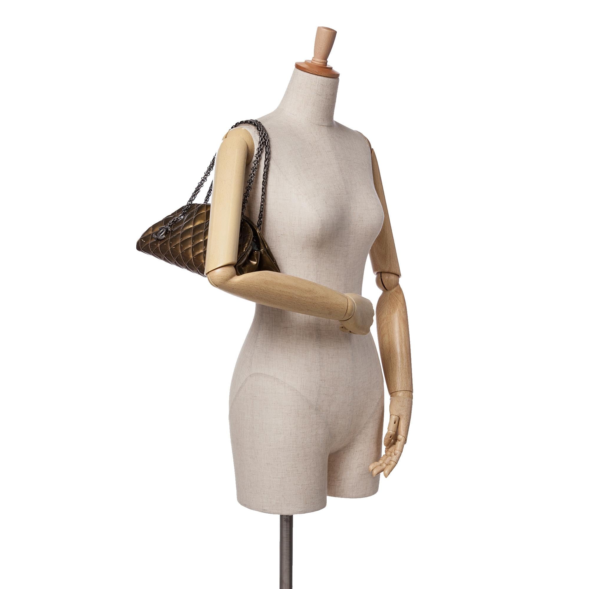 Chanel Small Patent Just Mademoiselle Shoulder Bag