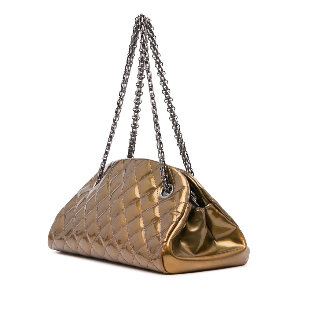 Chanel Small Patent Just Mademoiselle Shoulder Bag