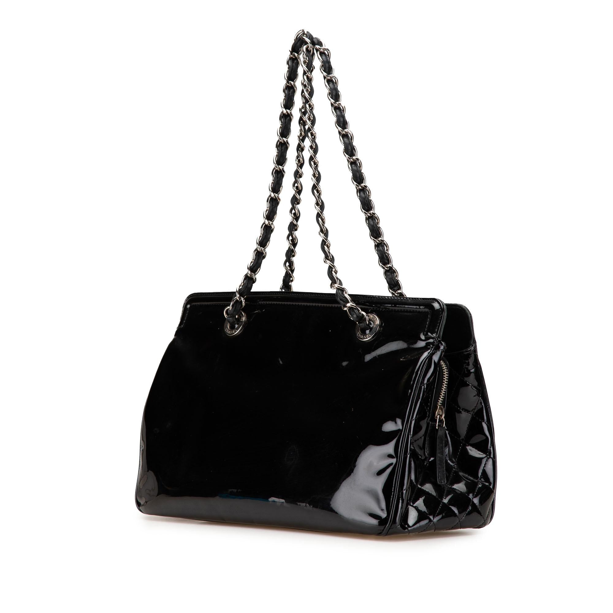 Chanel Small Patent Lipstick Tote