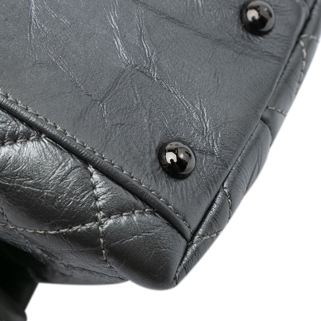 Chanel Small Quilted Aged Calfskin Coco Top Handle Bag