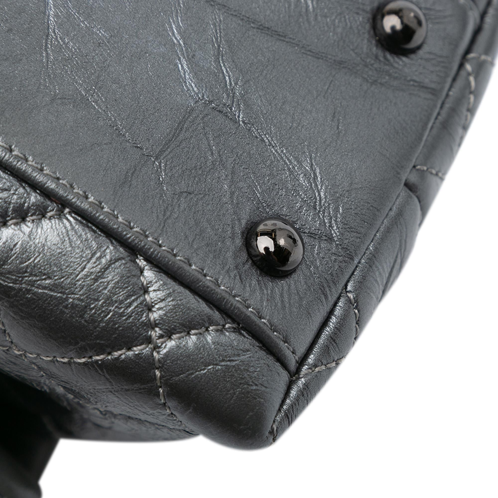 Chanel Small Quilted Aged Calfskin Coco Top Handle Bag