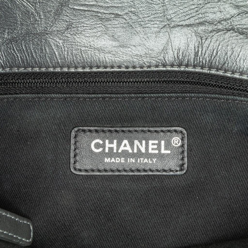 Chanel Small Quilted Aged Calfskin Coco Top Handle Bag