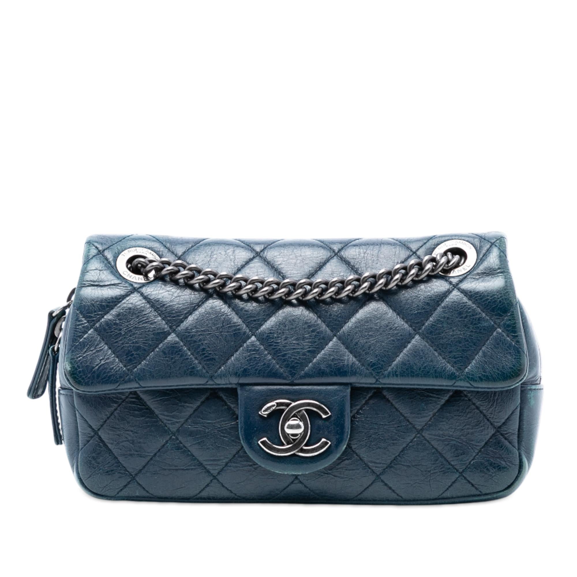 Chanel Small Quilted Aged Calfskin Portobello Flap