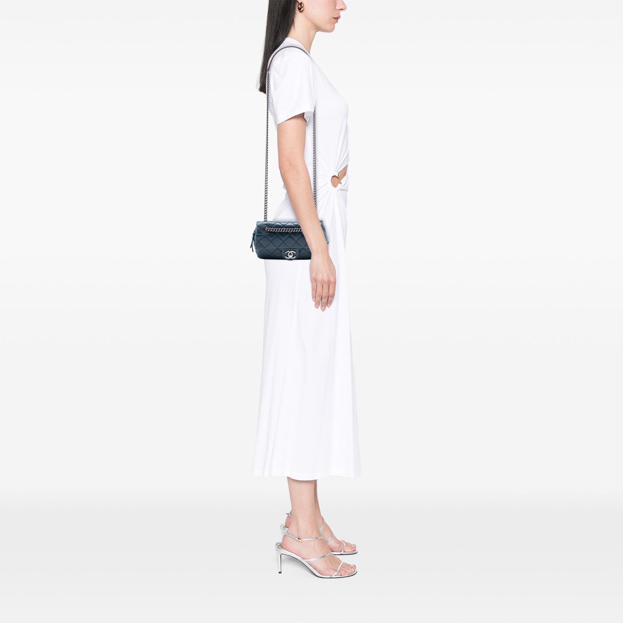 Chanel Small Quilted Aged Calfskin Portobello Flap