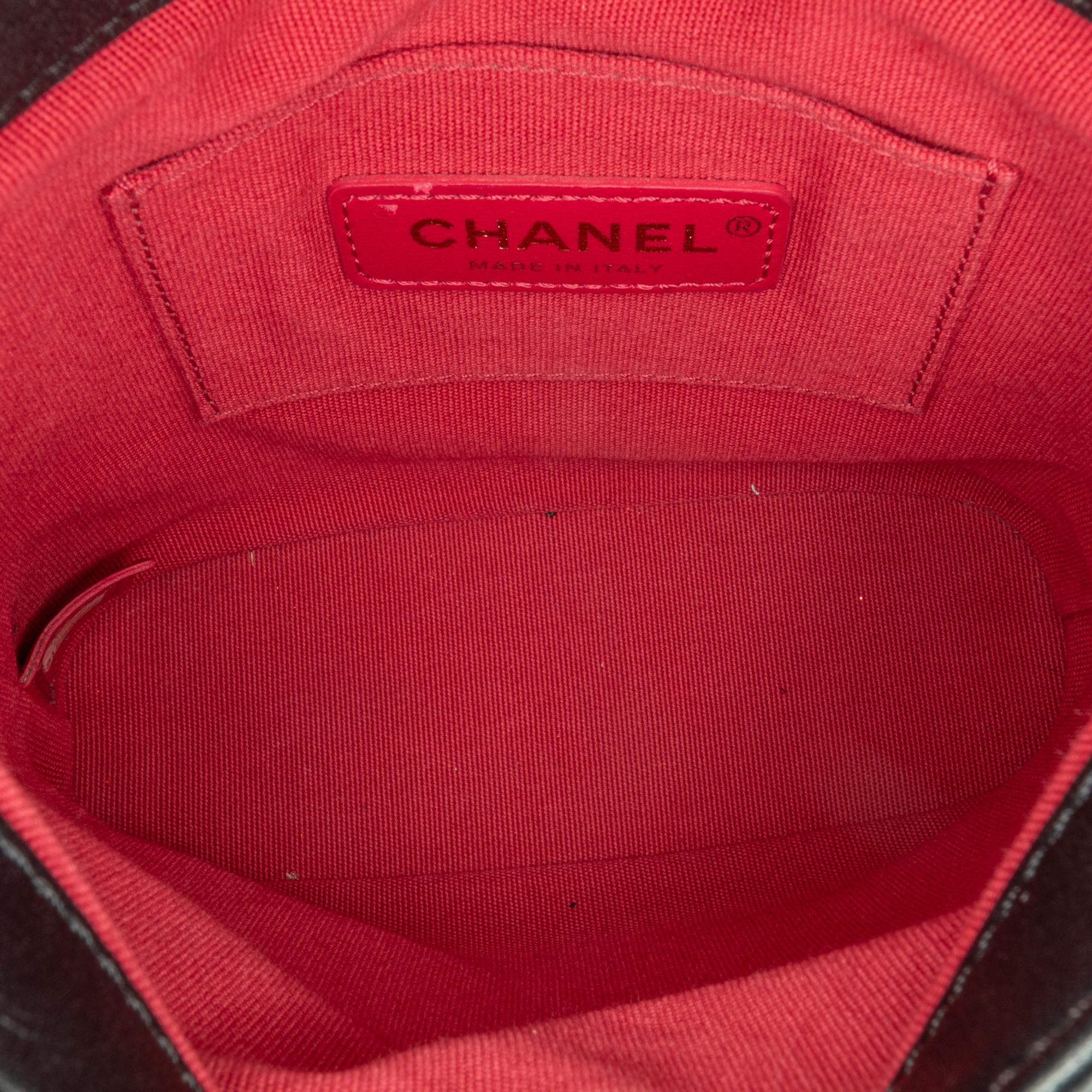 Chanel Small Quilted Calfskin Chain Hobo Flap