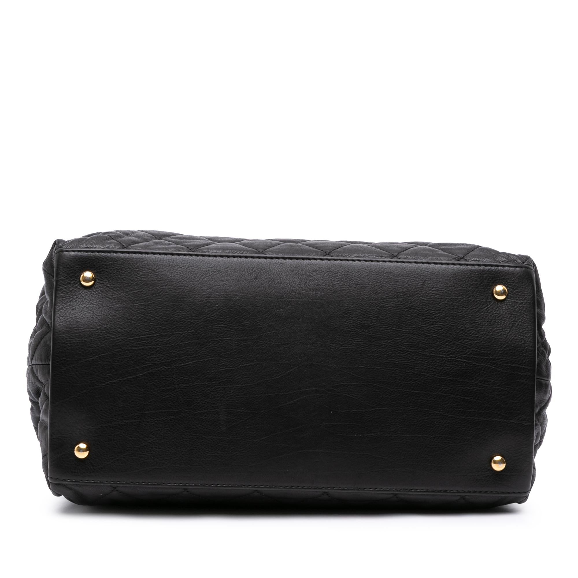 Chanel Small Quilted Calfskin Chain Me Tote