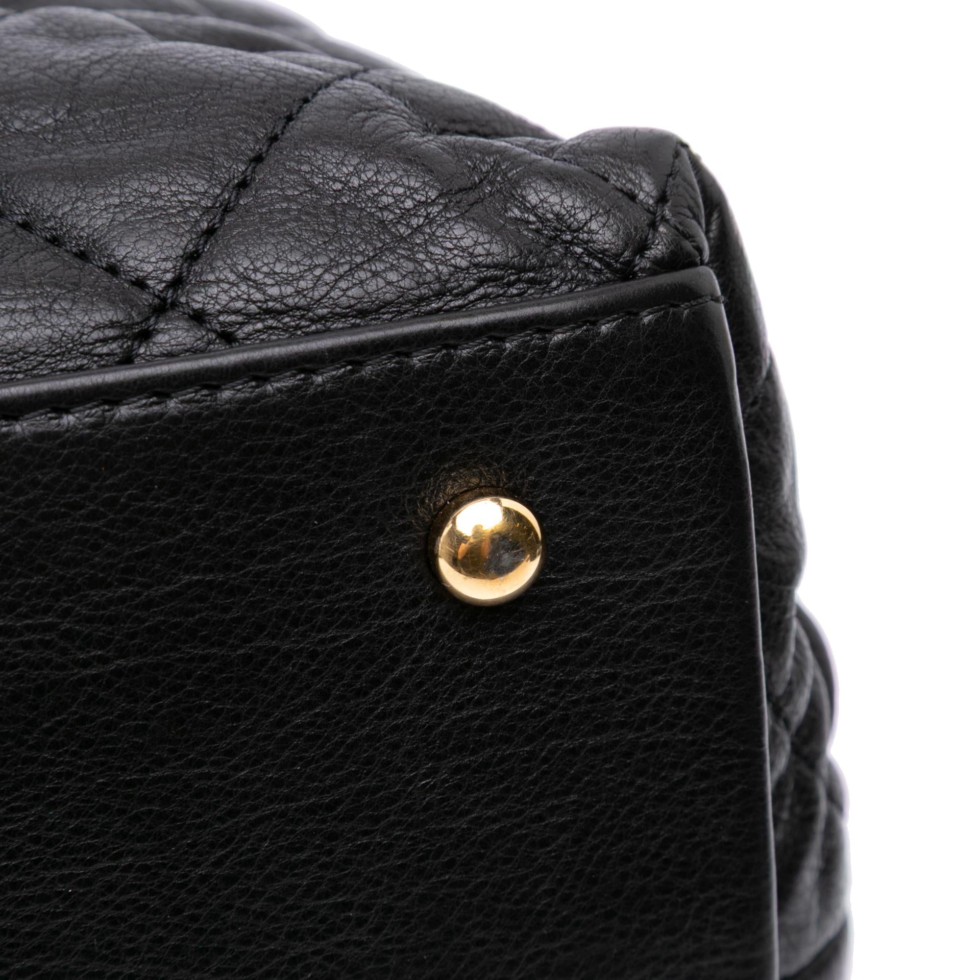 Chanel Small Quilted Calfskin Chain Me Tote