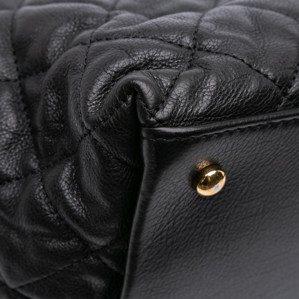Chanel Small Quilted Calfskin Chain Me Tote