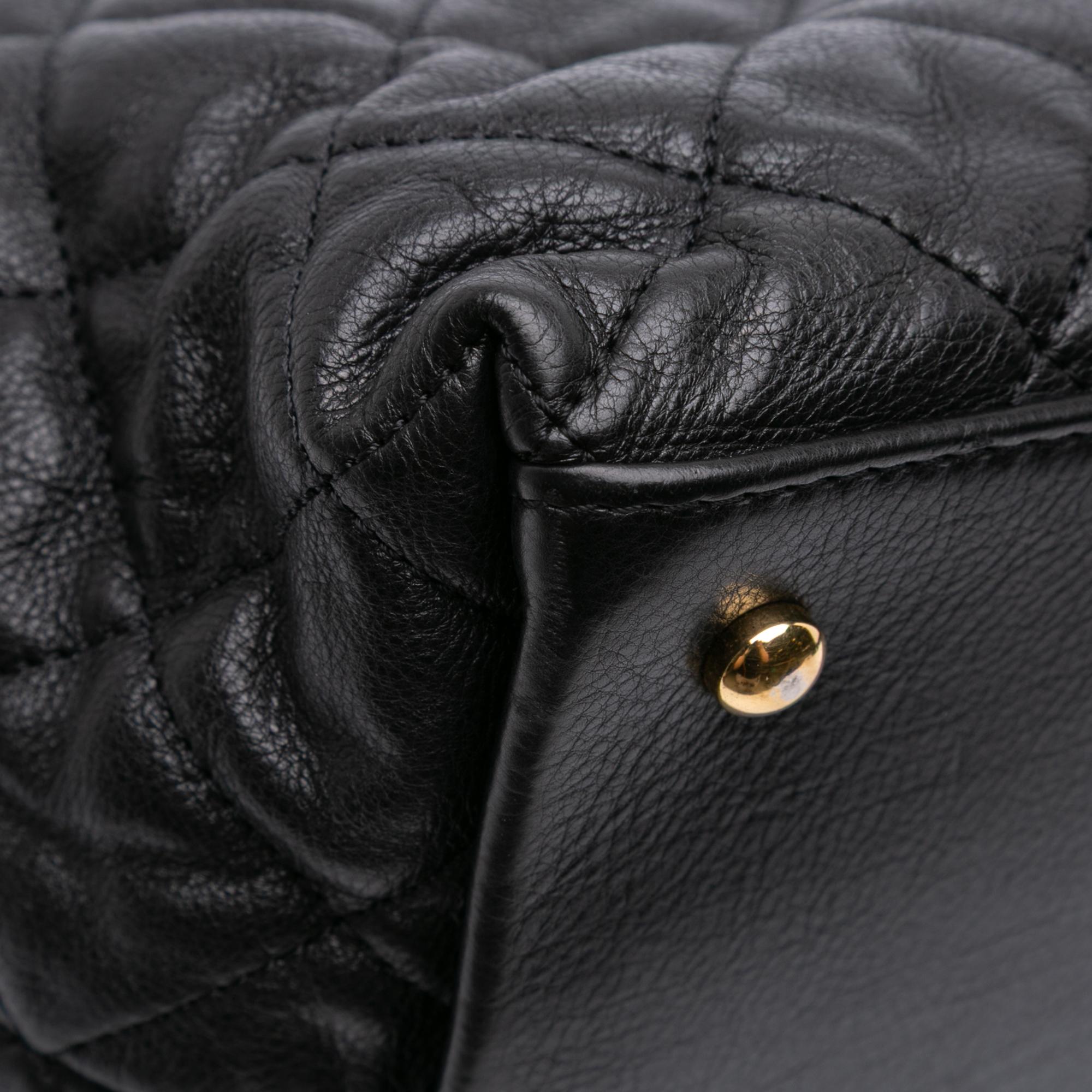 Chanel Small Quilted Calfskin Chain Me Tote