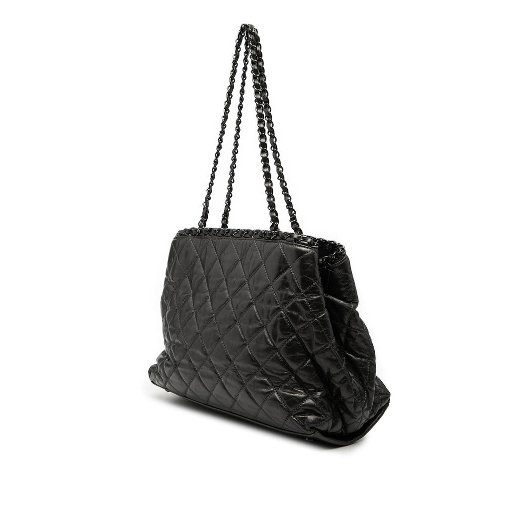 Chanel Small Quilted Calfskin Chain Me Tote