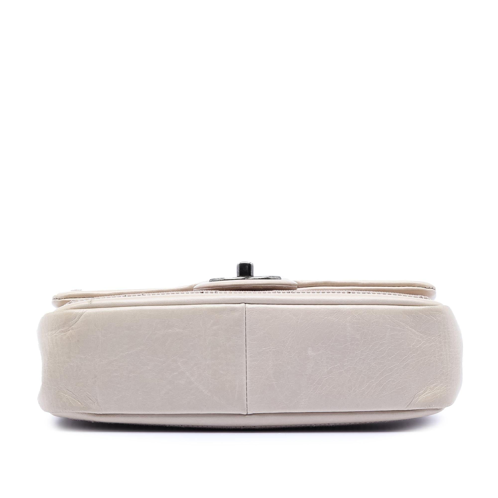 Chanel Small Quilted Calfskin Stitched Frame Flap