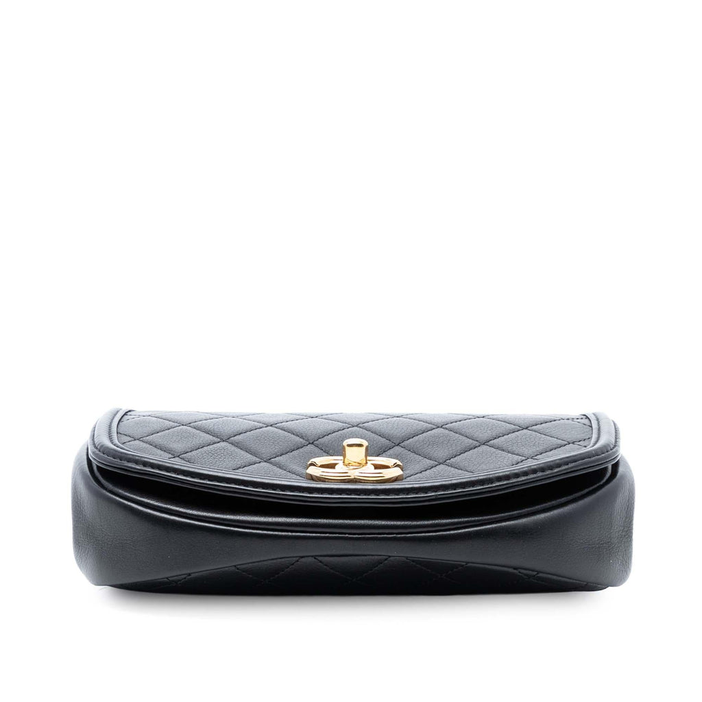 Chanel Small Quilted Calfskin Underline Flap