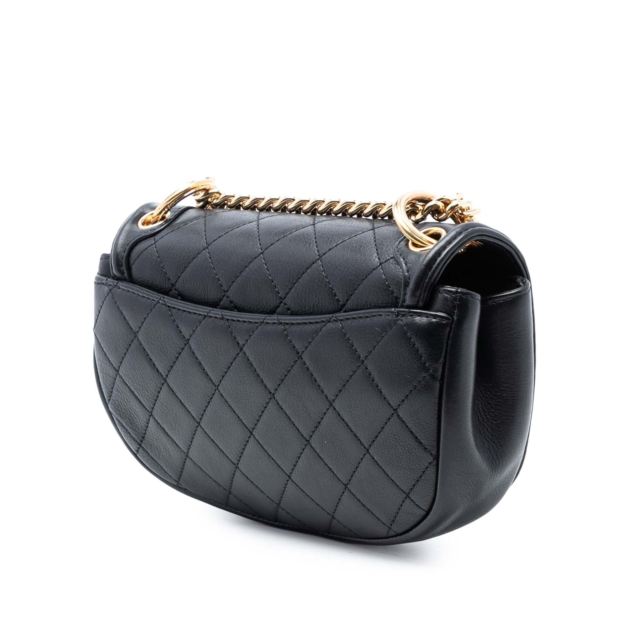 Chanel Small Quilted Calfskin Underline Flap