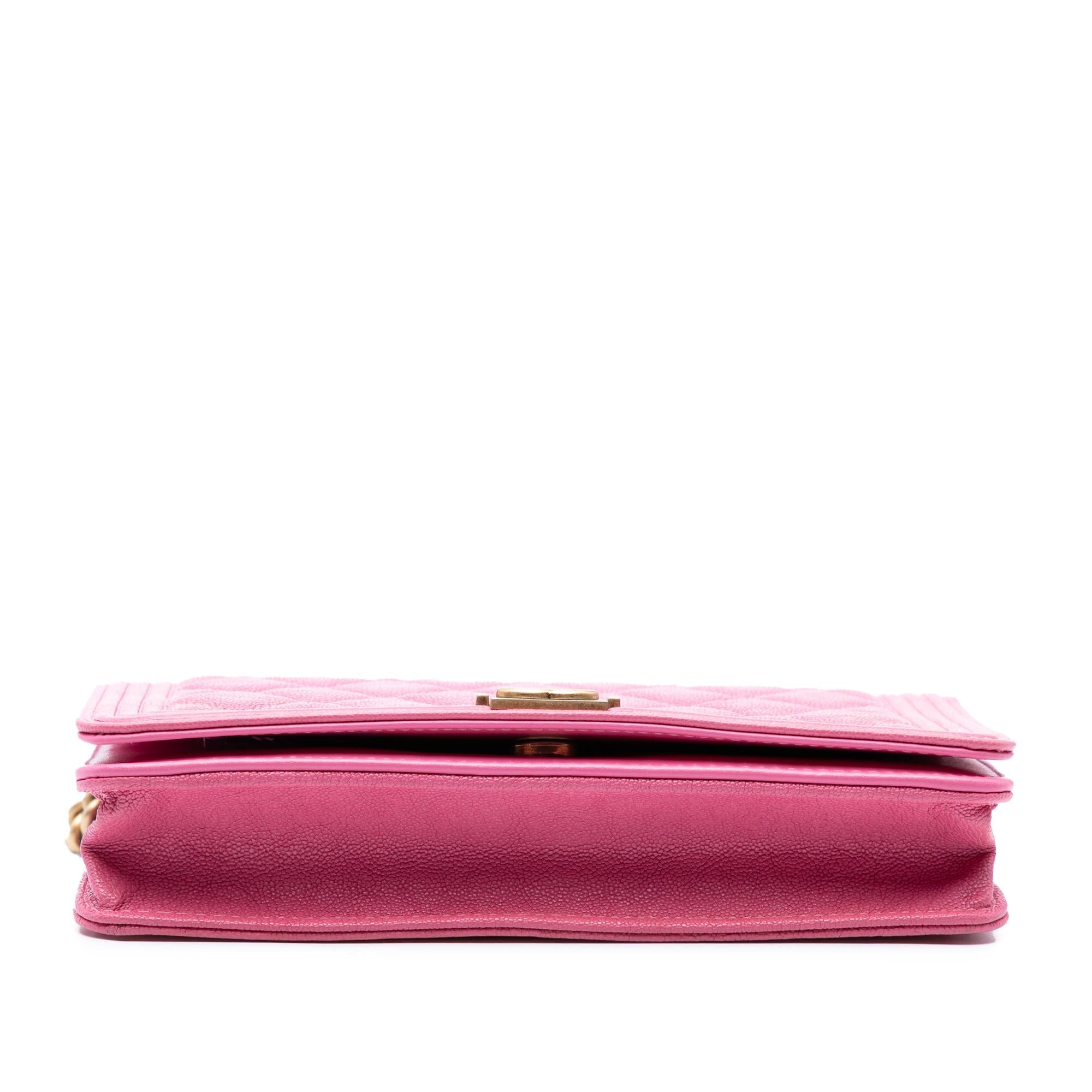 Chanel Small Quilted Caviar Boy Flap