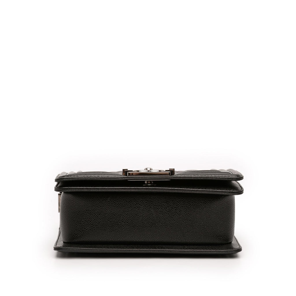 Chanel Small Quilted Caviar Boy Flap