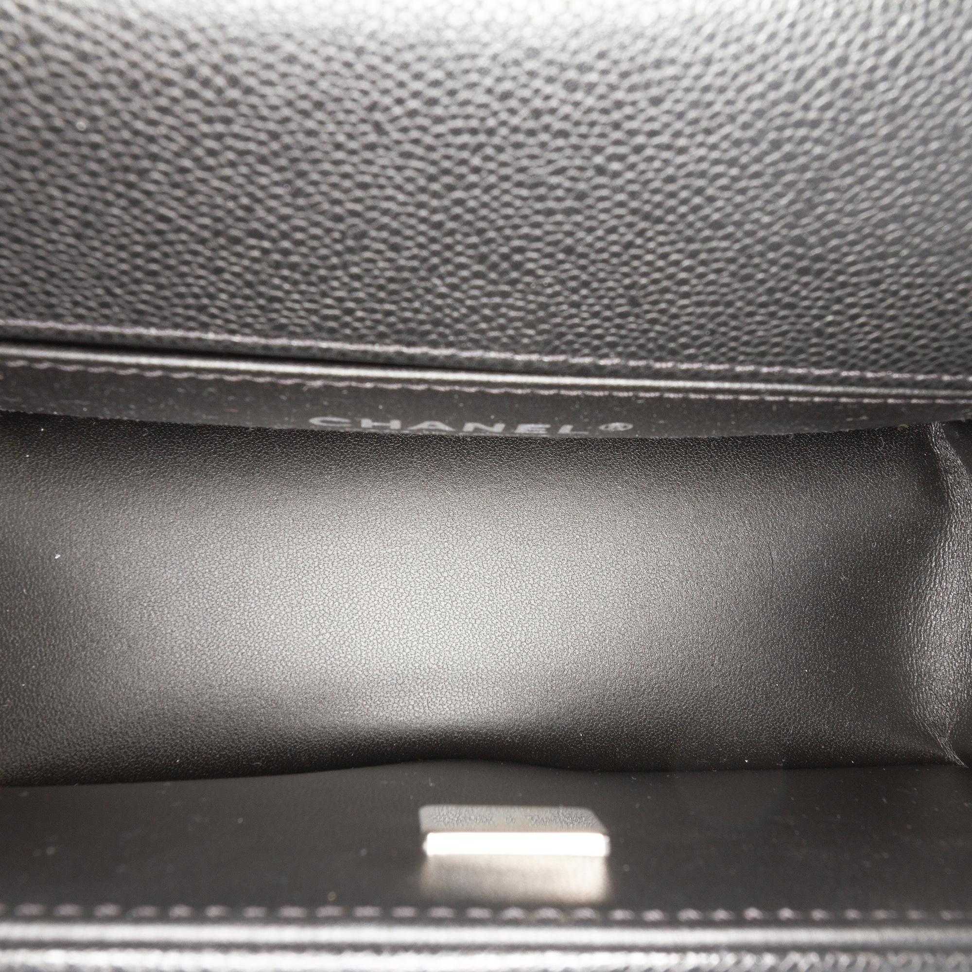 Chanel Small Quilted Caviar Boy Flap