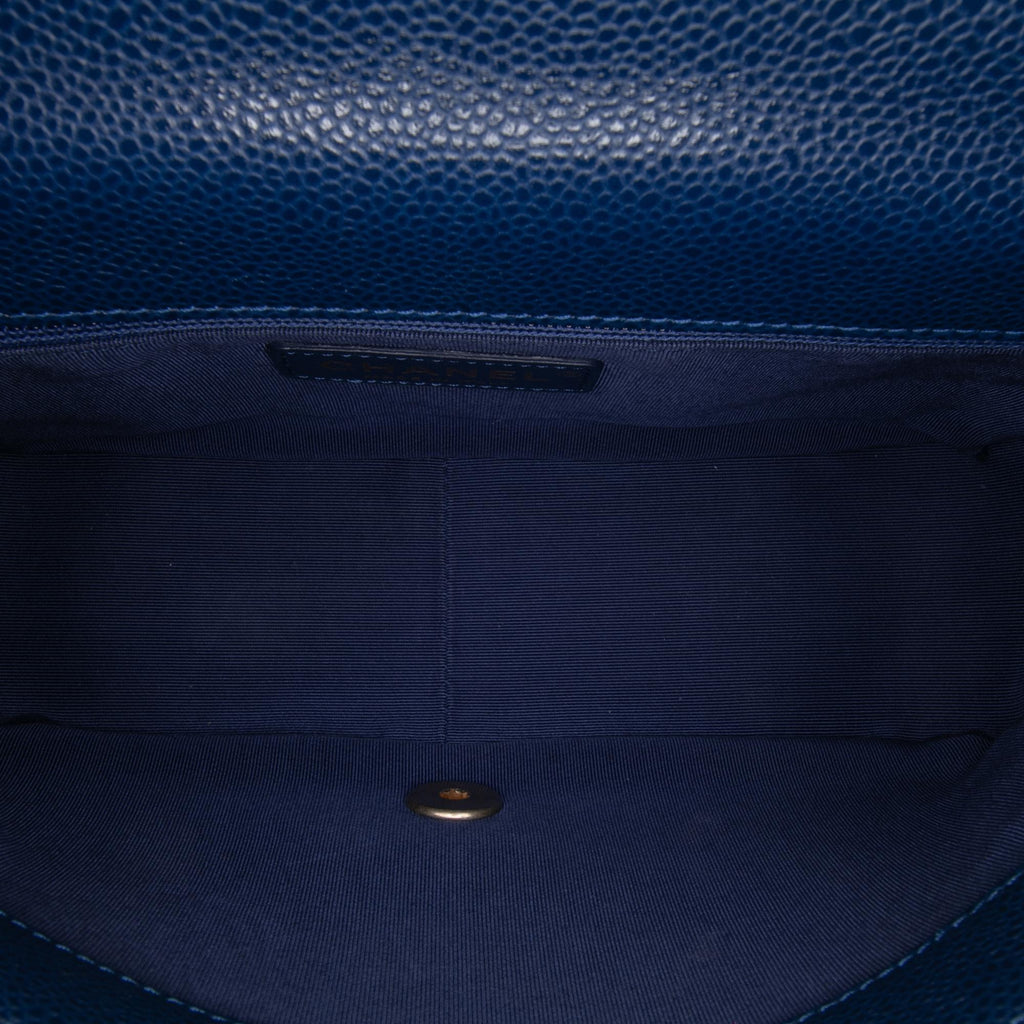 Chanel Small Quilted Caviar Carry Around Flap