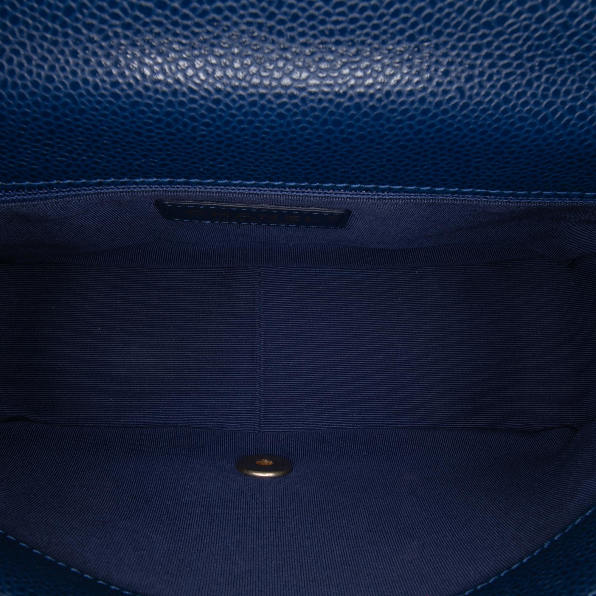 Chanel Small Quilted Caviar Carry Around Flap