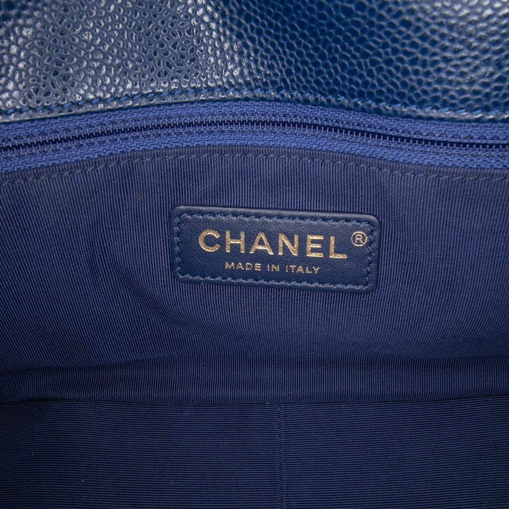 Chanel Small Quilted Caviar Carry Around Flap