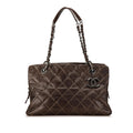 Chanel Small Quilted Caviar Chic Tote (SHG-RUXzte)