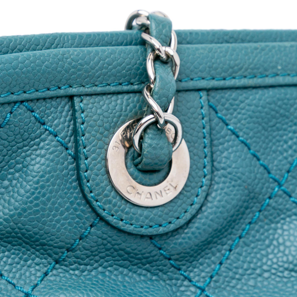 Chanel Small Quilted Caviar Daily Shopping Tote
