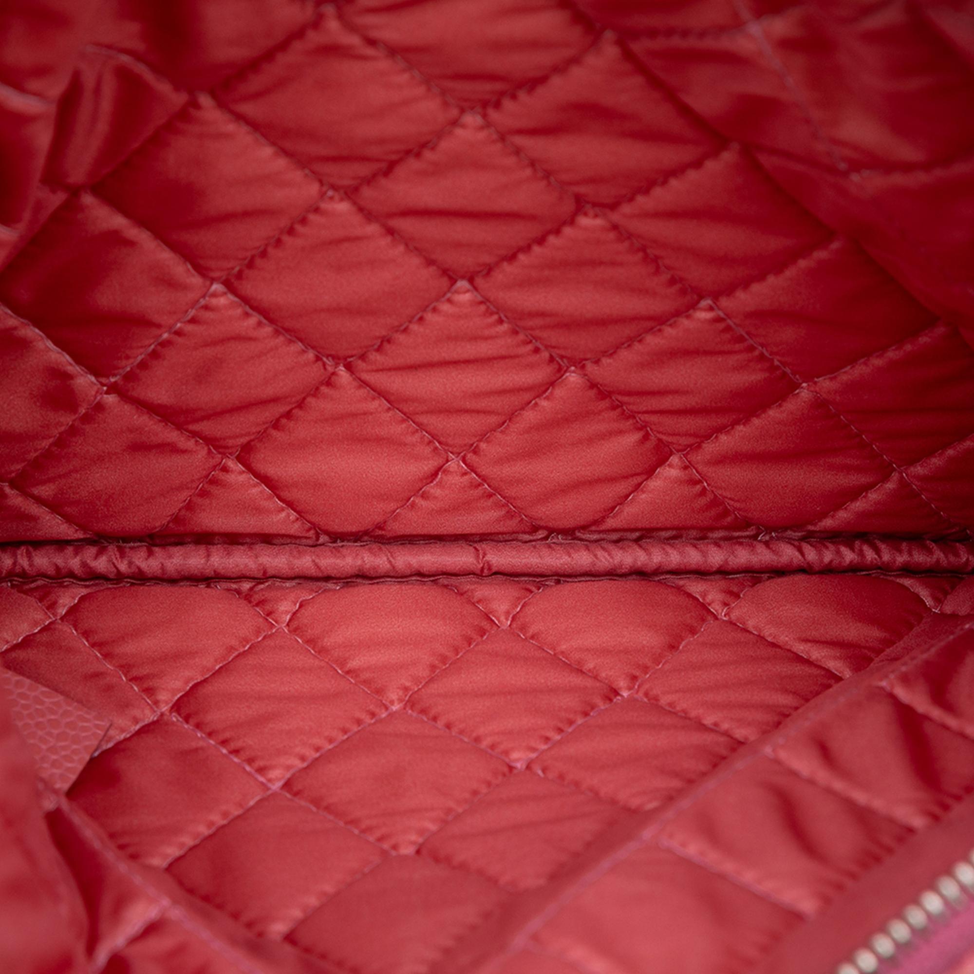 Chanel Small Quilted Caviar O Case Clutch
