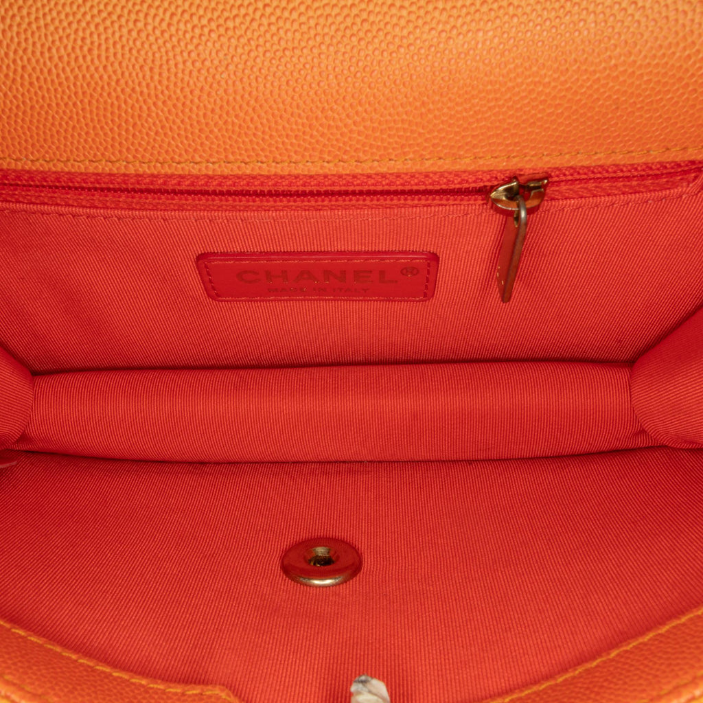 Chanel Small Quilted Caviar Sunset On The Sea Flap (SHG-oHxeX7)