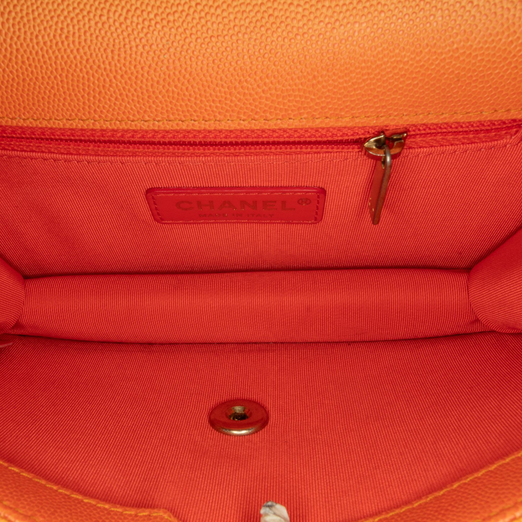Chanel Small Quilted Caviar Sunset On The Sea Flap (SHG-oHxeX7)