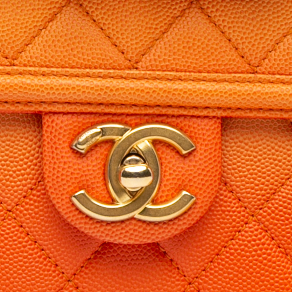 Chanel Small Quilted Caviar Sunset On The Sea Flap (SHG-oHxeX7)