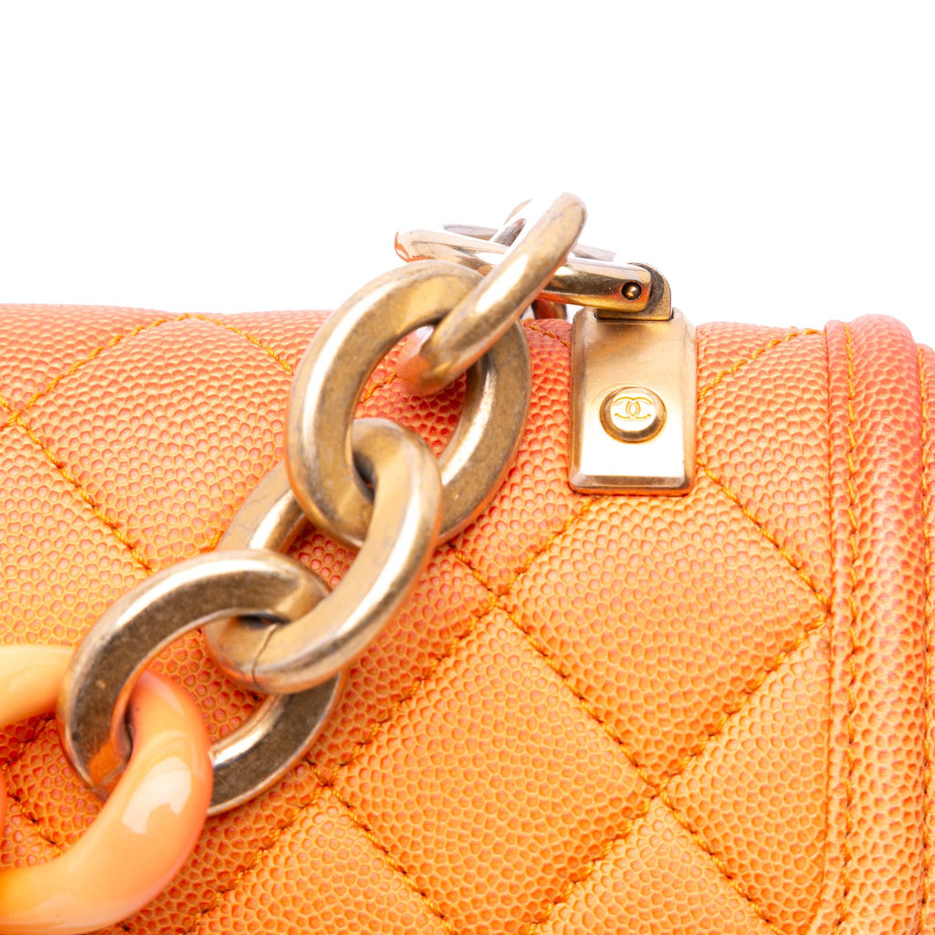 Chanel Small Quilted Caviar Sunset On The Sea Flap
