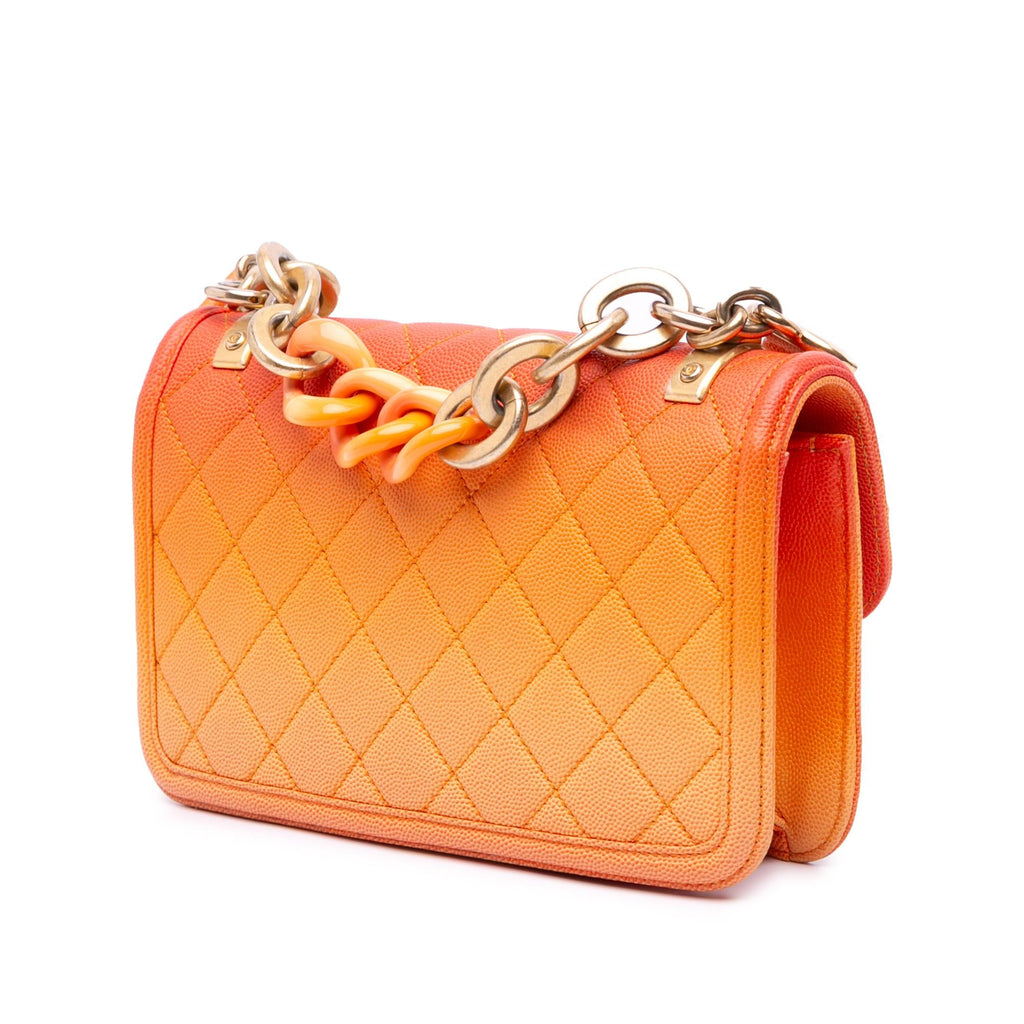 Chanel Small Quilted Caviar Sunset On The Sea Flap