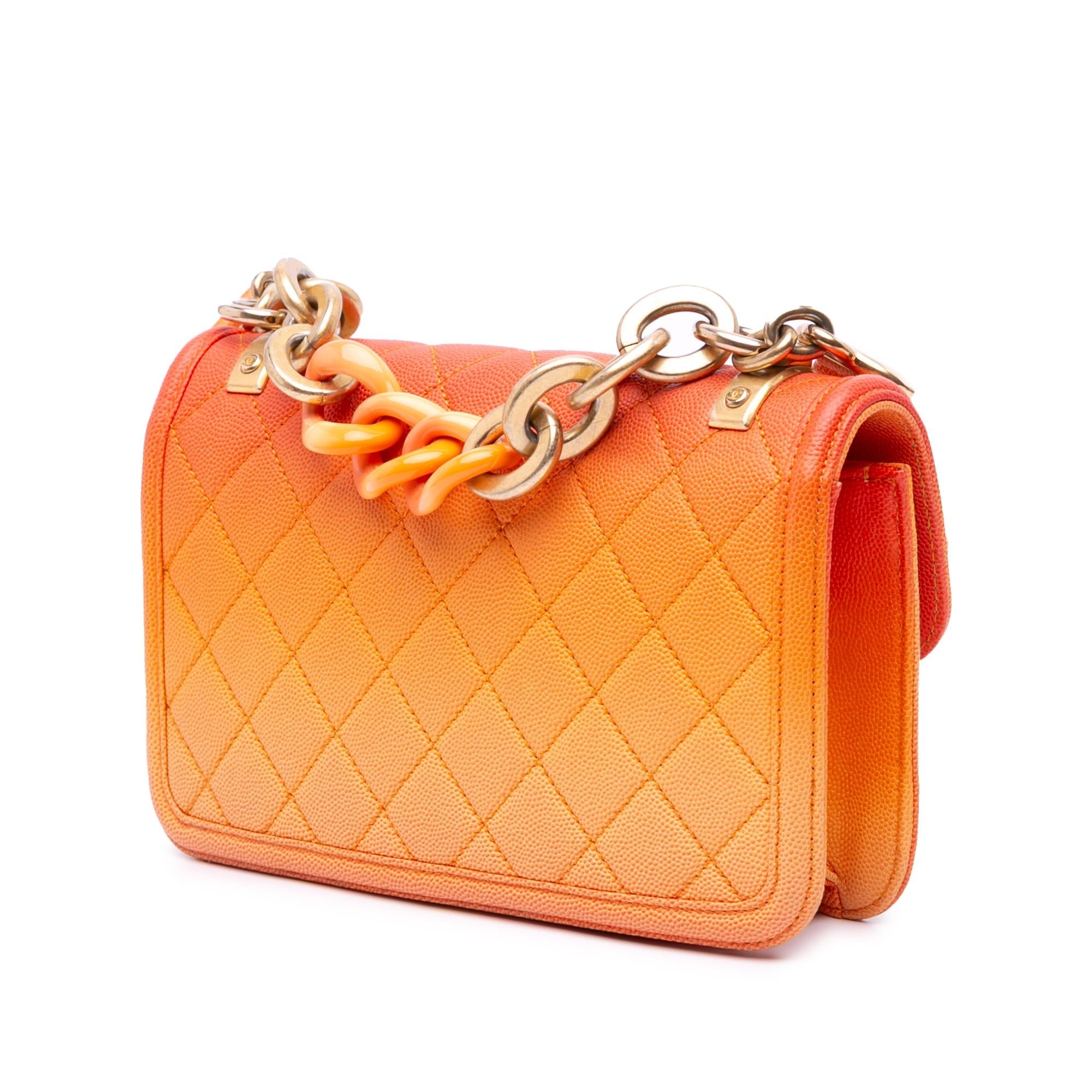 Chanel Small Quilted Caviar Sunset On The Sea Flap