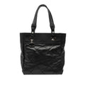 Chanel Small Quilted Coated Canvas Paris Biarritz Tote
