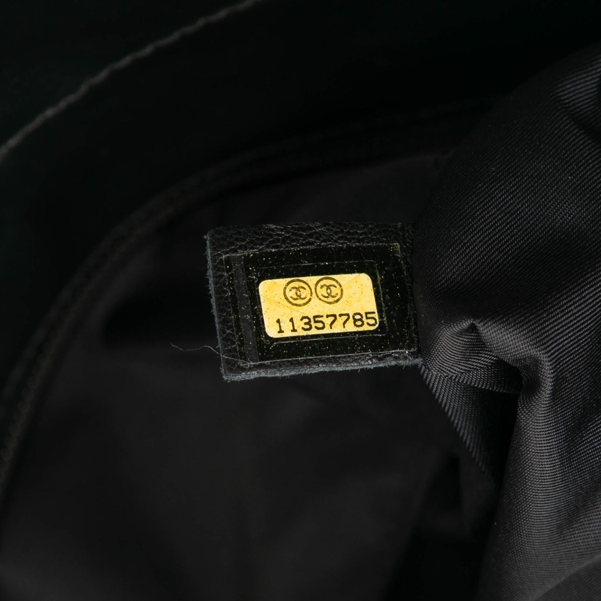 Chanel Small Quilted Coated Canvas Paris Biarritz Tote