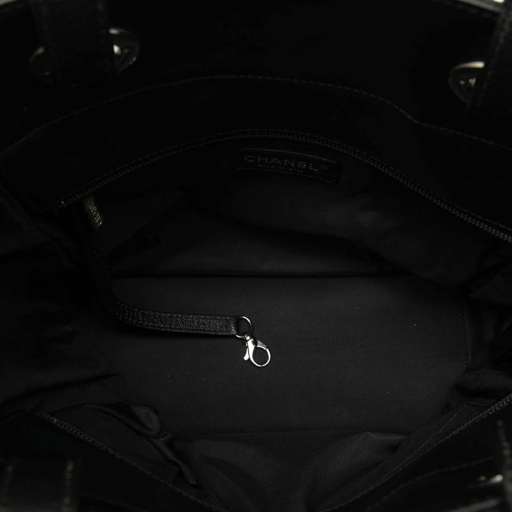 Chanel Small Quilted Coated Canvas Paris Biarritz Tote