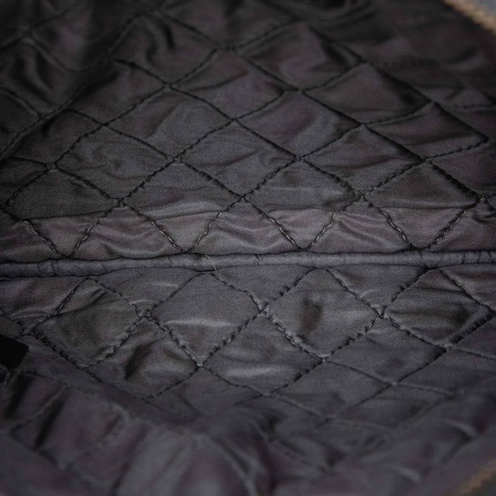 Chanel Small Quilted Crinkled Patent O Case Clutch