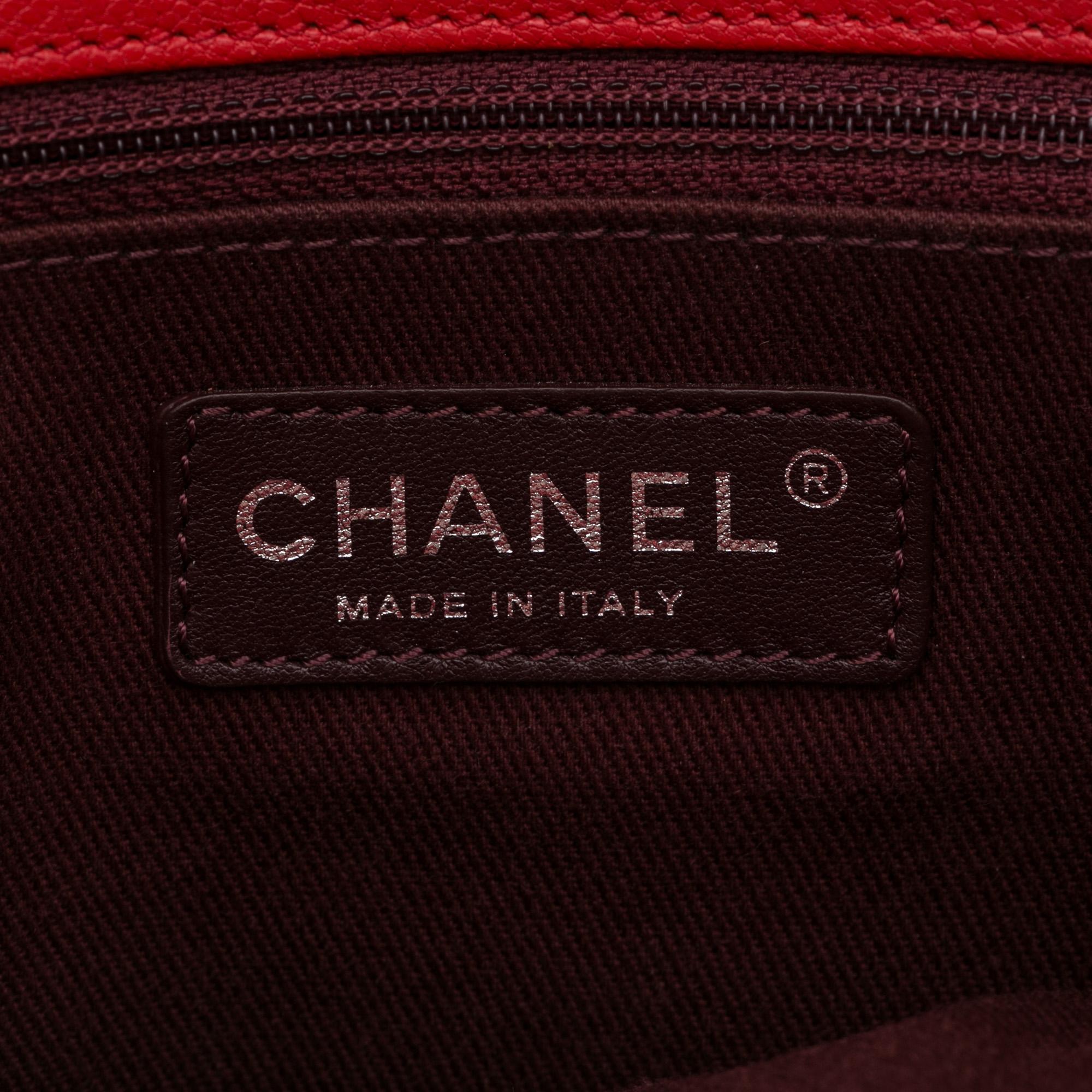 Chanel Small Quilted Goatskin Double Carry Waist Chain Flap