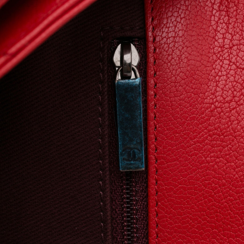Chanel Small Quilted Goatskin Double Carry Waist Chain Flap