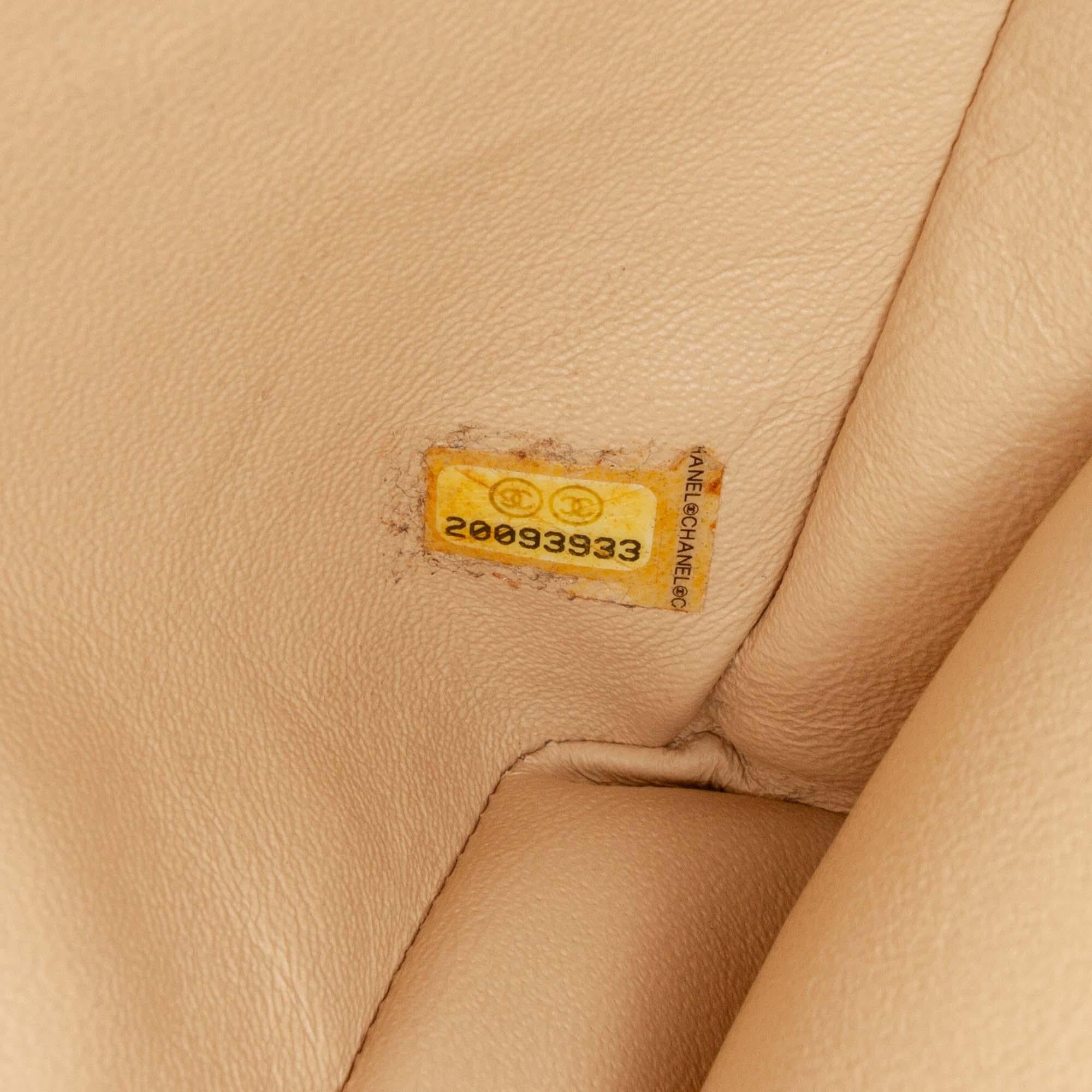 Chanel Small Quilted Iridescent Lambskin Pearl CC Crystal Flap