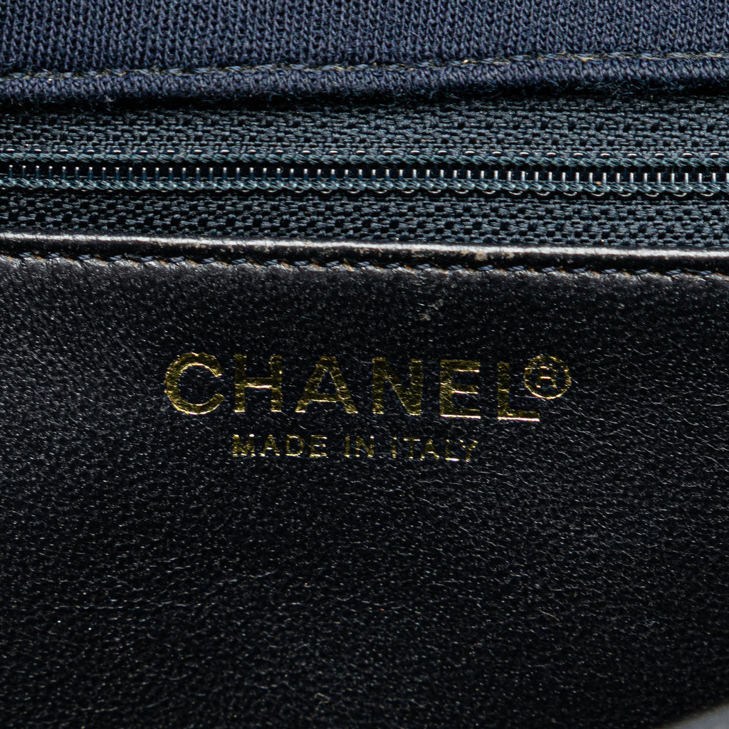 Chanel Small Quilted Jersey East West Flap (SHG-czyBLL)