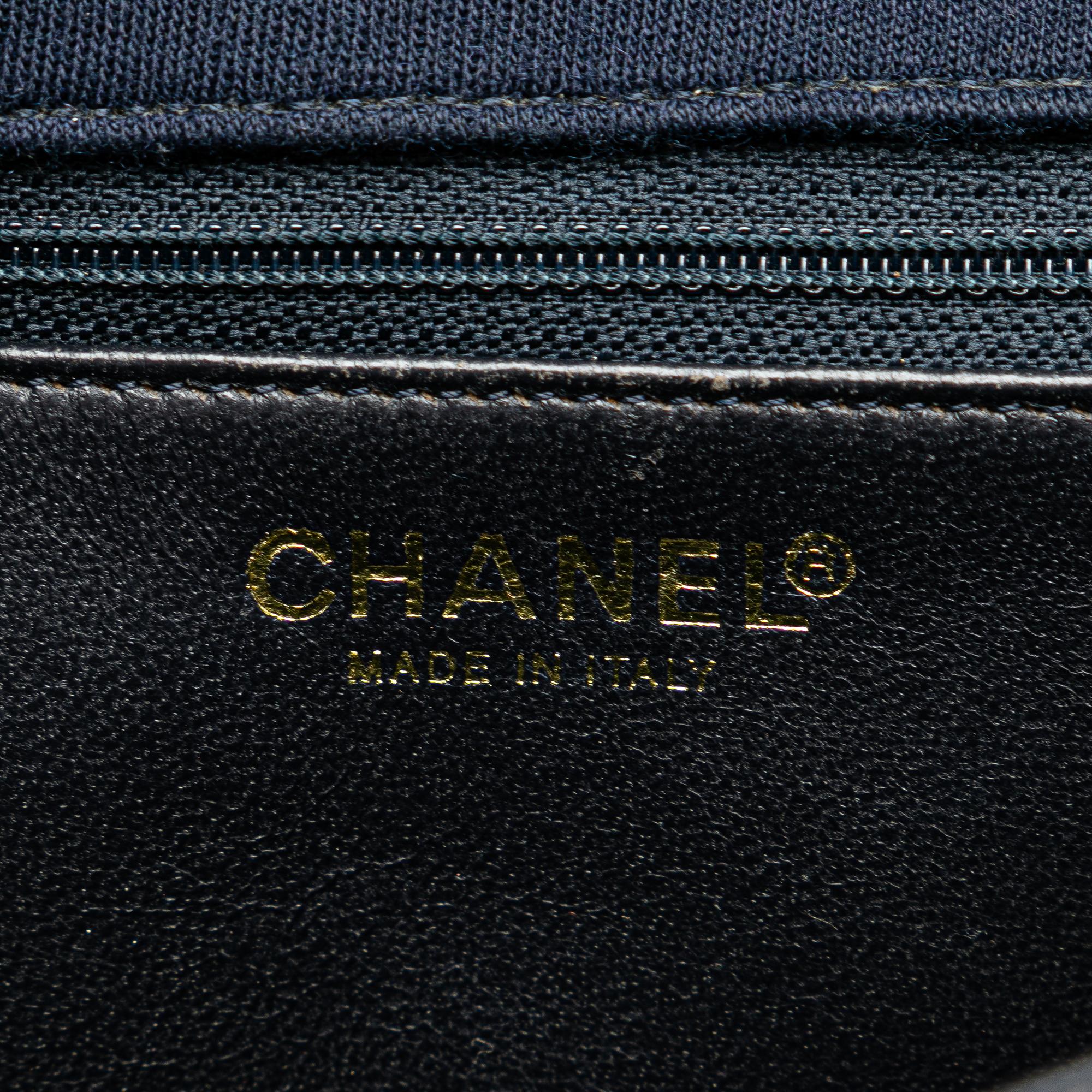 Chanel Small Quilted Jersey East West Flap (SHG-czyBLL)
