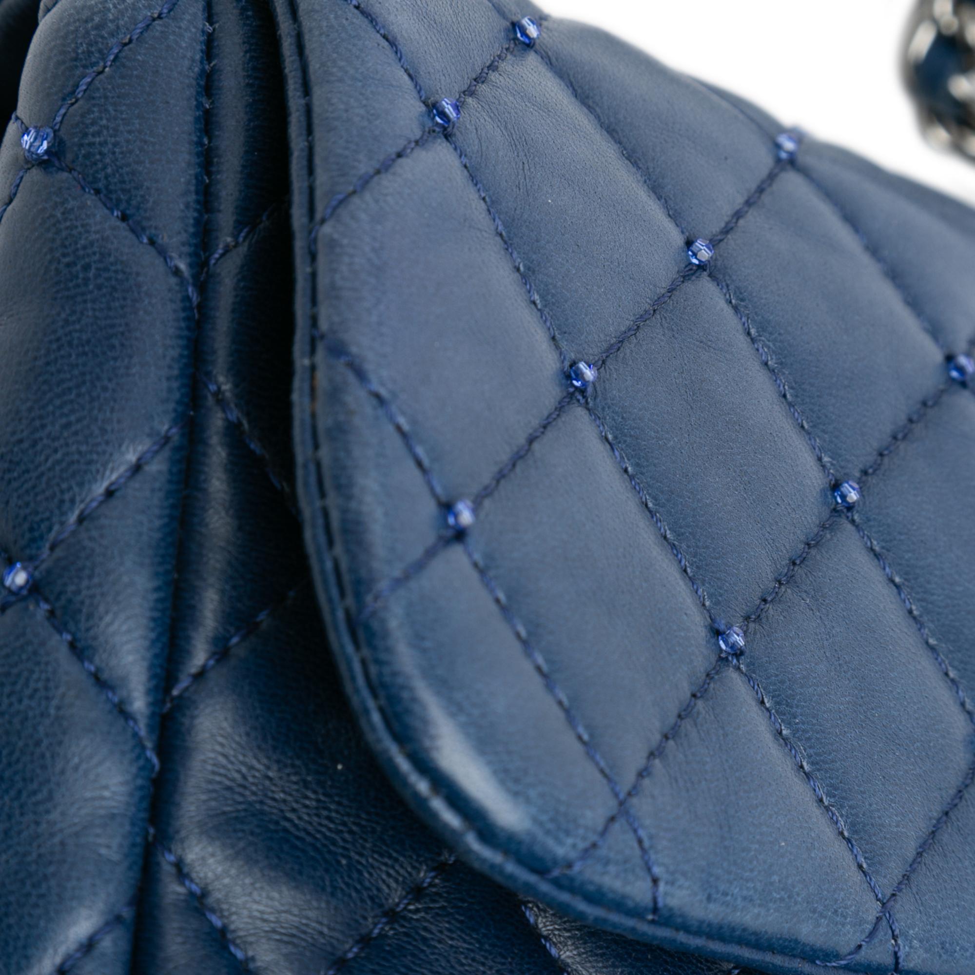 Chanel Small Quilted Lambskin Beaded Single Flap