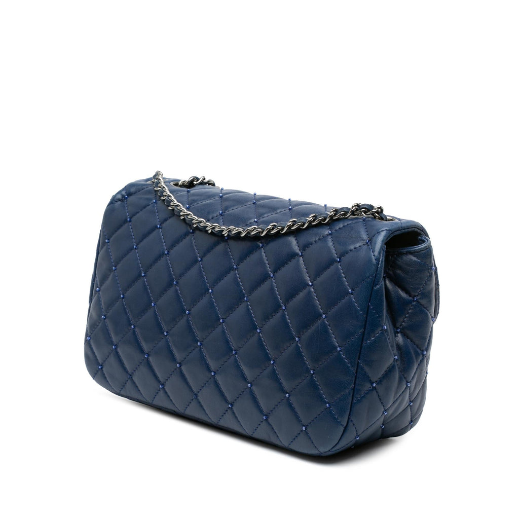 Chanel Small Quilted Lambskin Beaded Single Flap