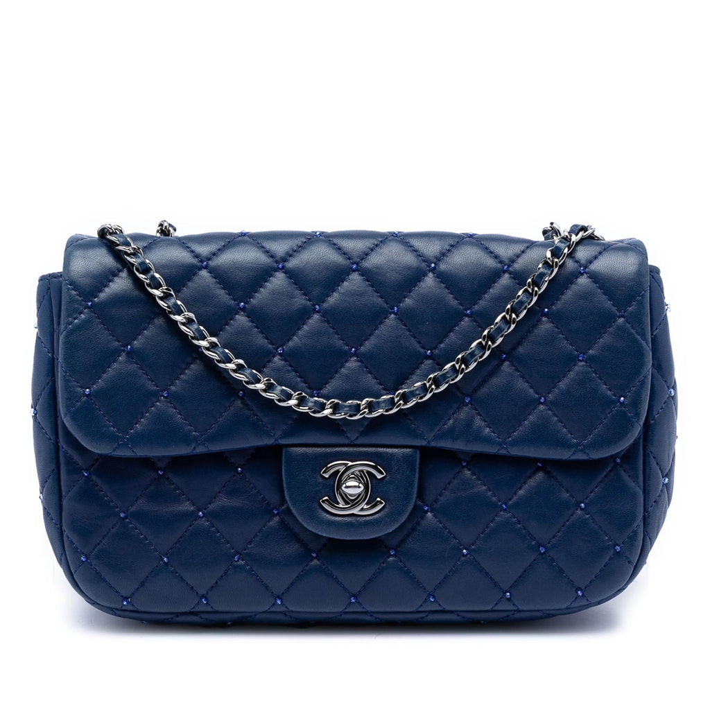 Chanel Small Quilted Lambskin Beaded Single Flap
