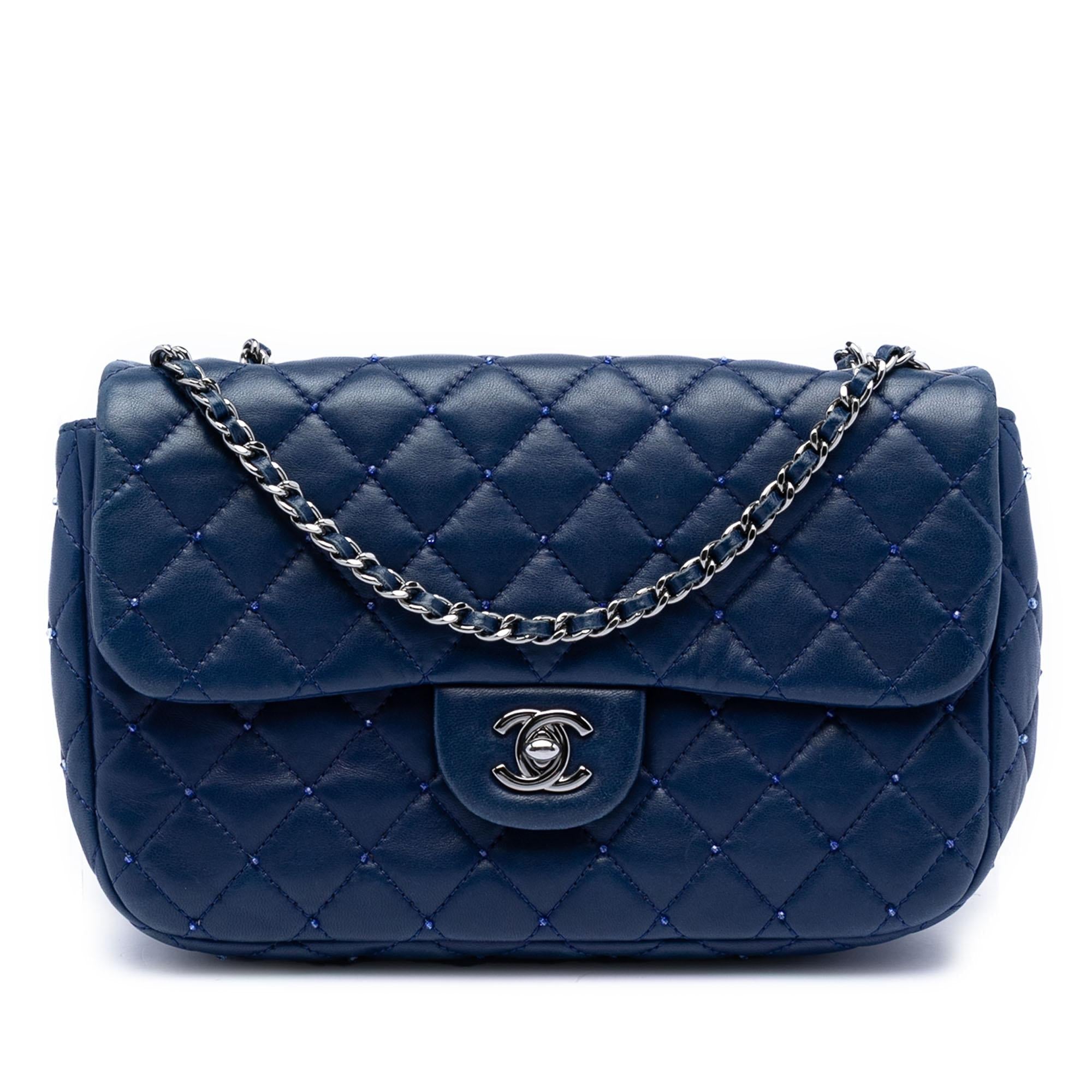 Chanel Small Quilted Lambskin Beaded Single Flap