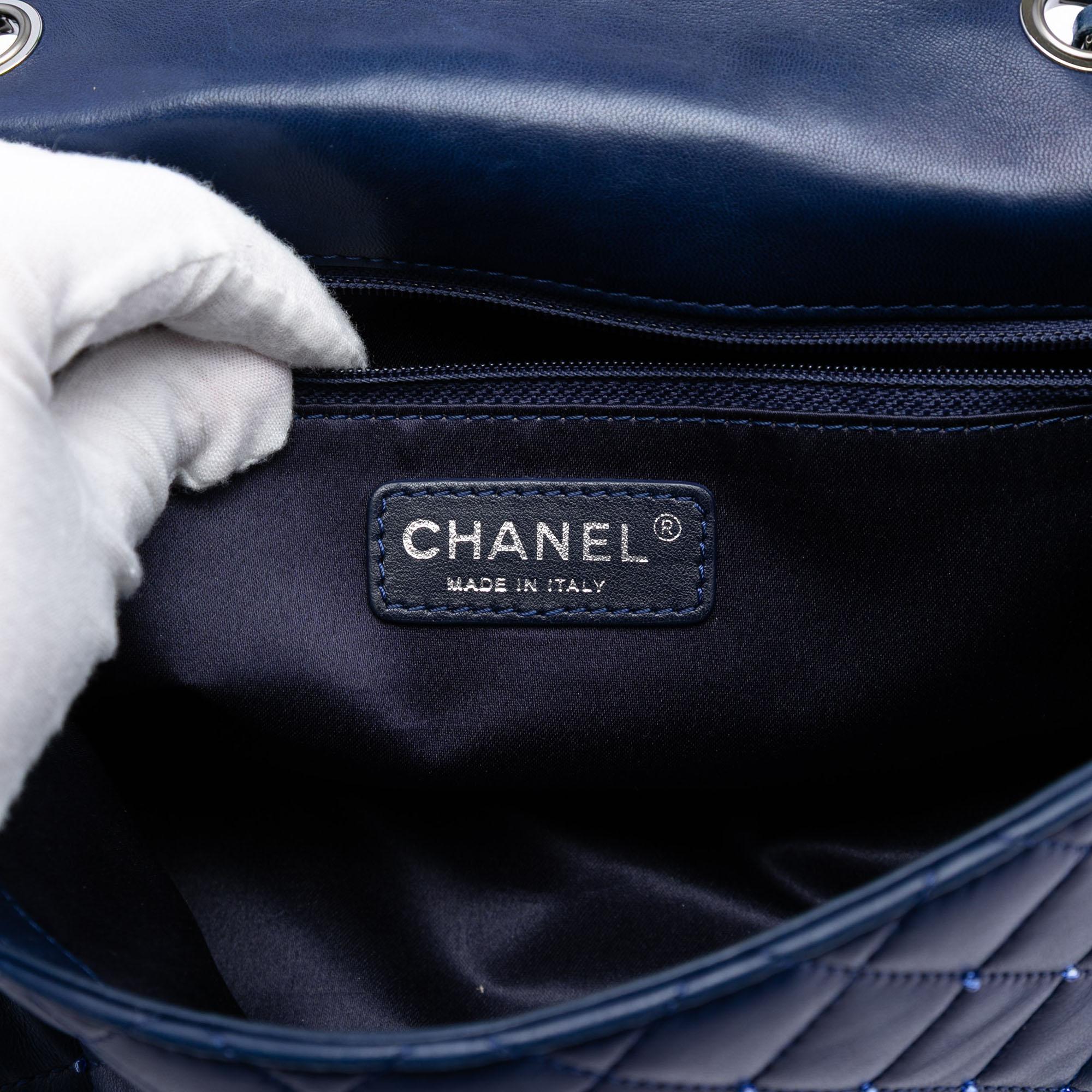 Chanel Small Quilted Lambskin Beaded Single Flap