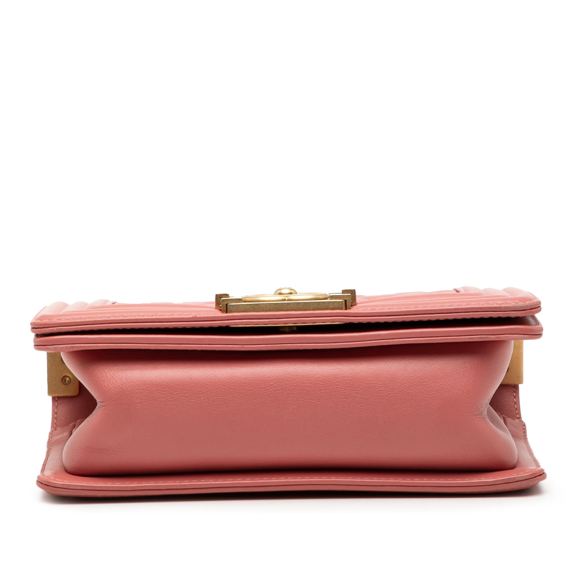 Chanel Small Quilted Lambskin Boy Flap